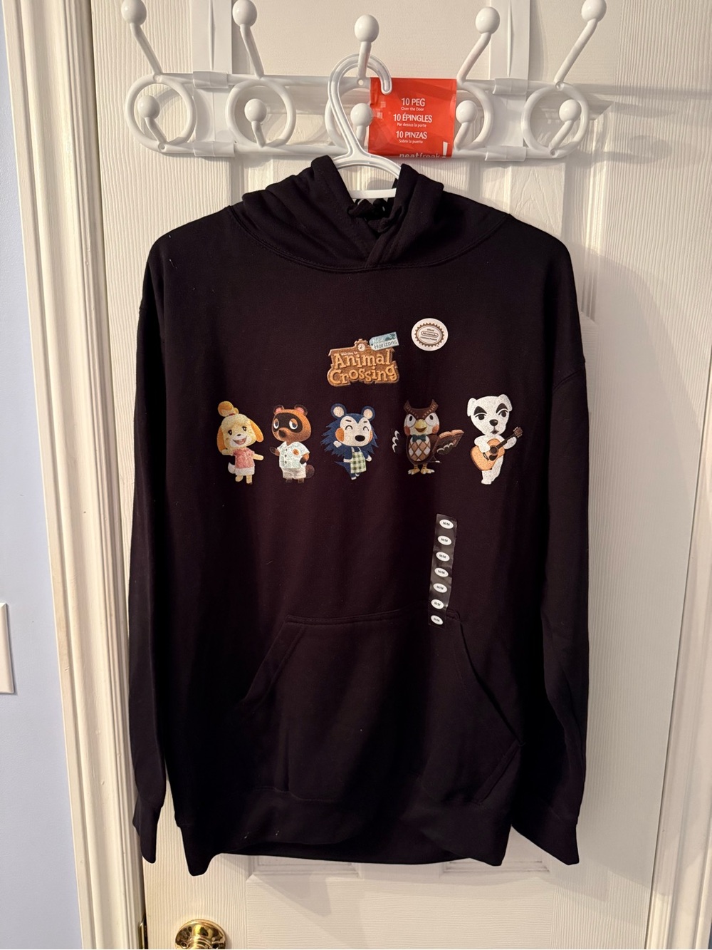 Nintendo Animal Crossing Black Graphic Hoodie